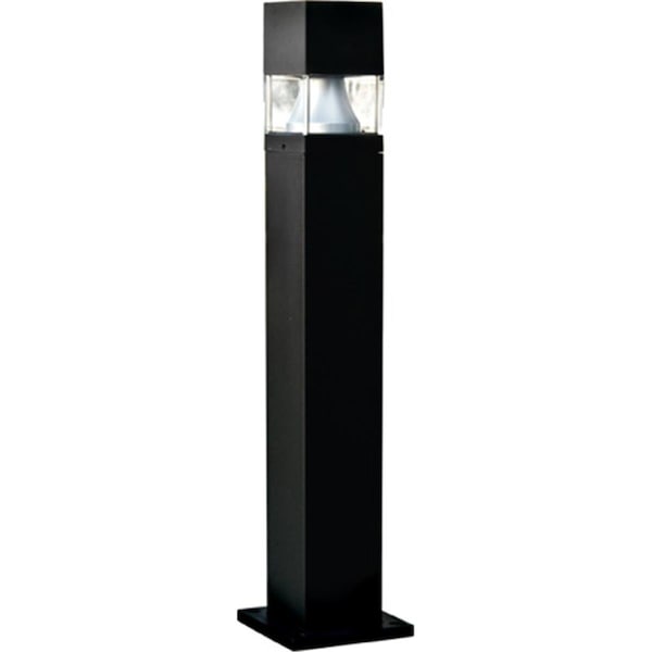 Feeltheglow 60W 120V Fiberglass Bollard, Black - 42.44 x 9 x 9 in. FE2563099 - main